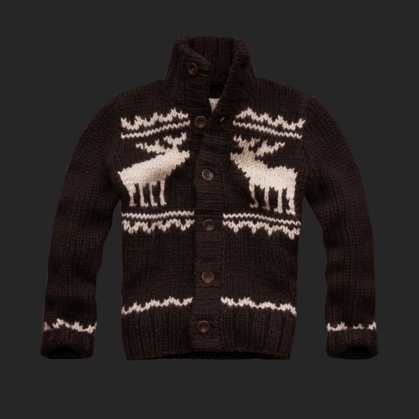 Abercrombie Fitch Hombres Ponte de pie de cuello Jersey AF6420